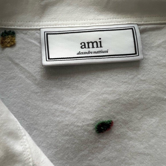 SOLD - AMI Embroidered Camp Collar - Picture 2 of 3